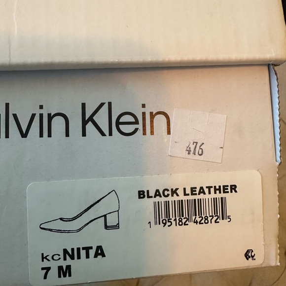 TWO PAIRS:  Calvin Klein leather pumps duet bundle! - Picture 2 of 9